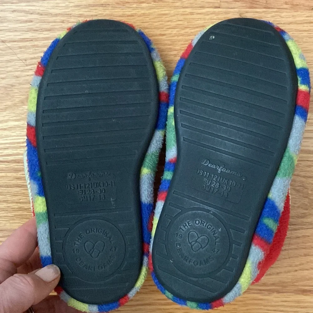 Dearfoams Fleece Boot Slipper (Little Kids Size 11/12)